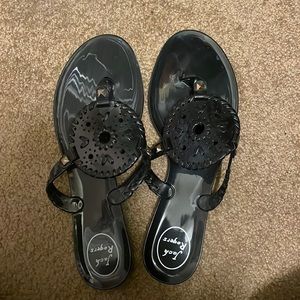 Black Jack Roger Jelly Flip Flop Sandal